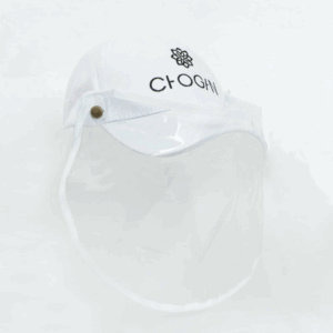 CASQUETTE VISIÈRE DE PROTECTION (BLANC ) CHOGAN