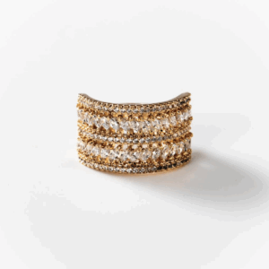 Bague Voie Lactée plaquée or 24 carats CHOGAN