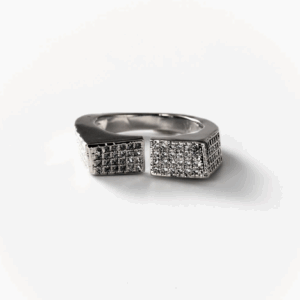 Bague man style plaquée or 24 carats CHOGAN
