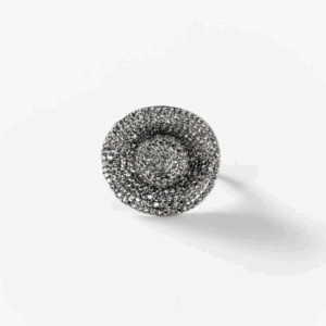 Bague Rodéo En Métal Rhodié CHOGAN
