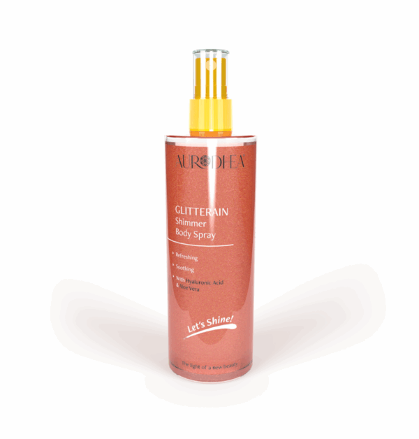 GLITTERAIN - GOLDEN SHIMMER BODY SPRAY (PARFUM DE MONOÏ ET DE LAIT) - 150 ML CHOGAN