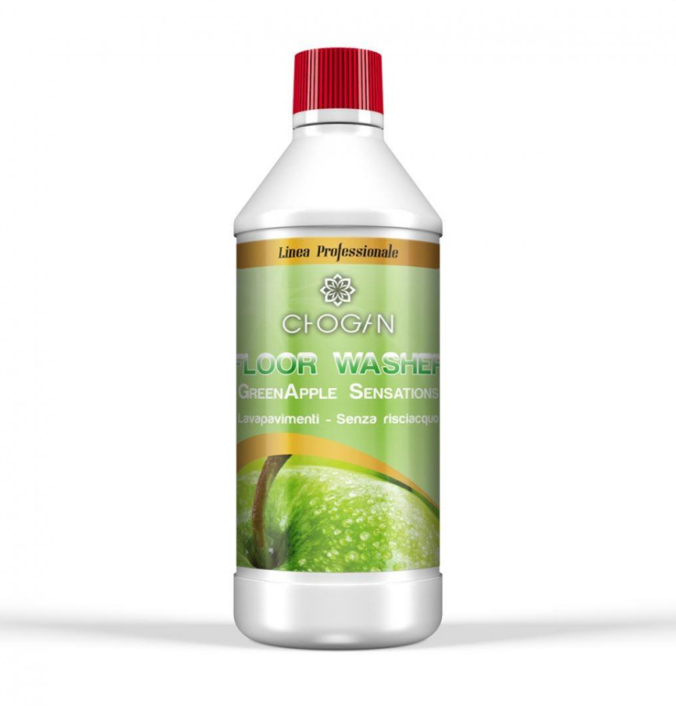 GREENAPPLE SENSATIONS LAVAGE SOL SANS RINÇAGE (750 ML) CHOGAN